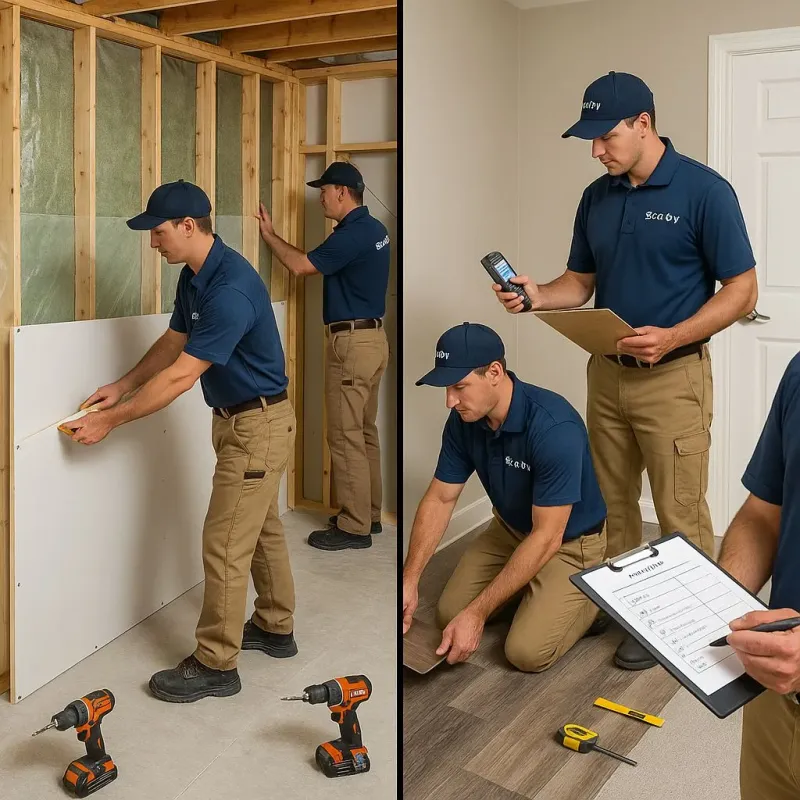 Repairs and Reconstruction process in Hazen, ND